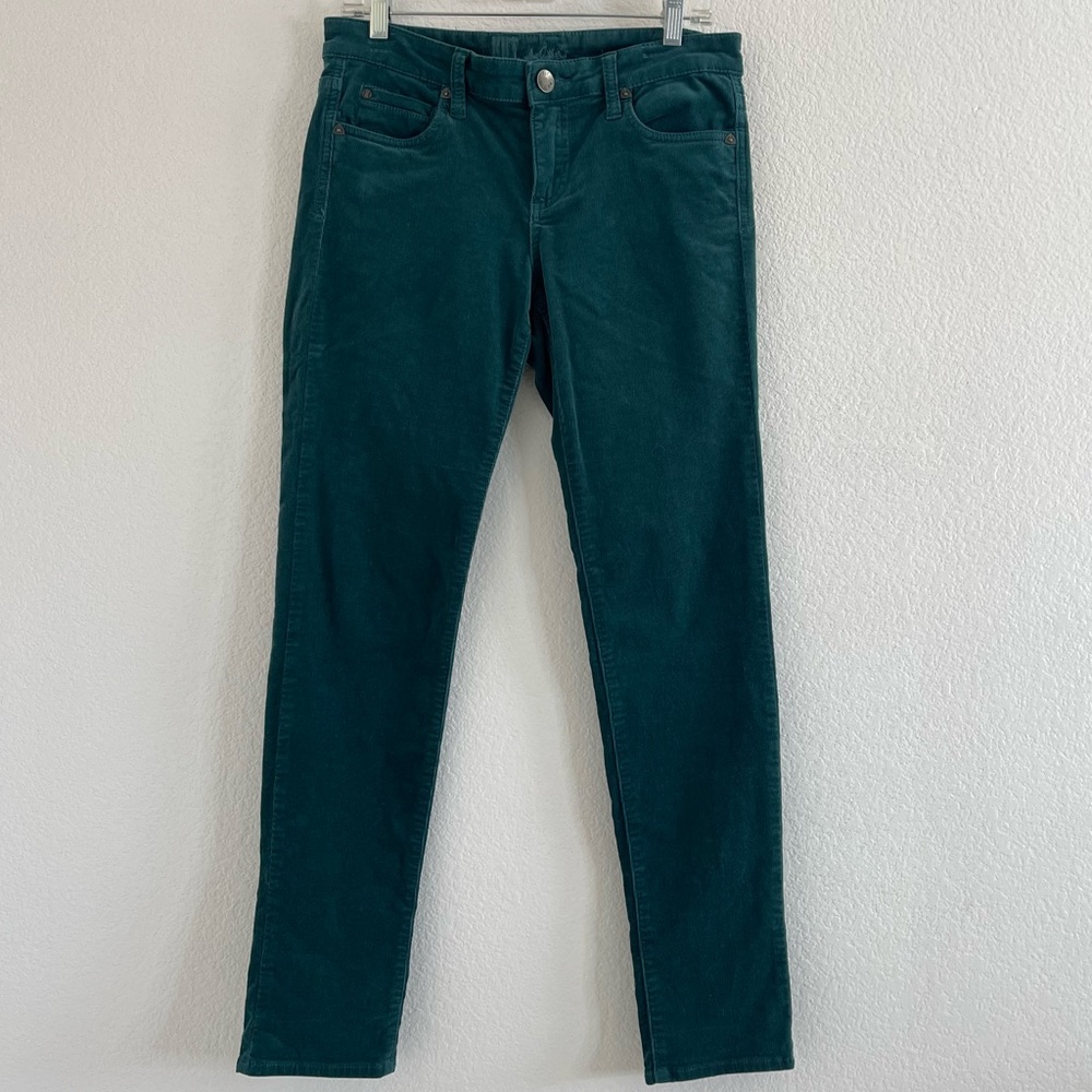 straight  leg Kut From The Kloth Women's Diana Corduroys Green Size6